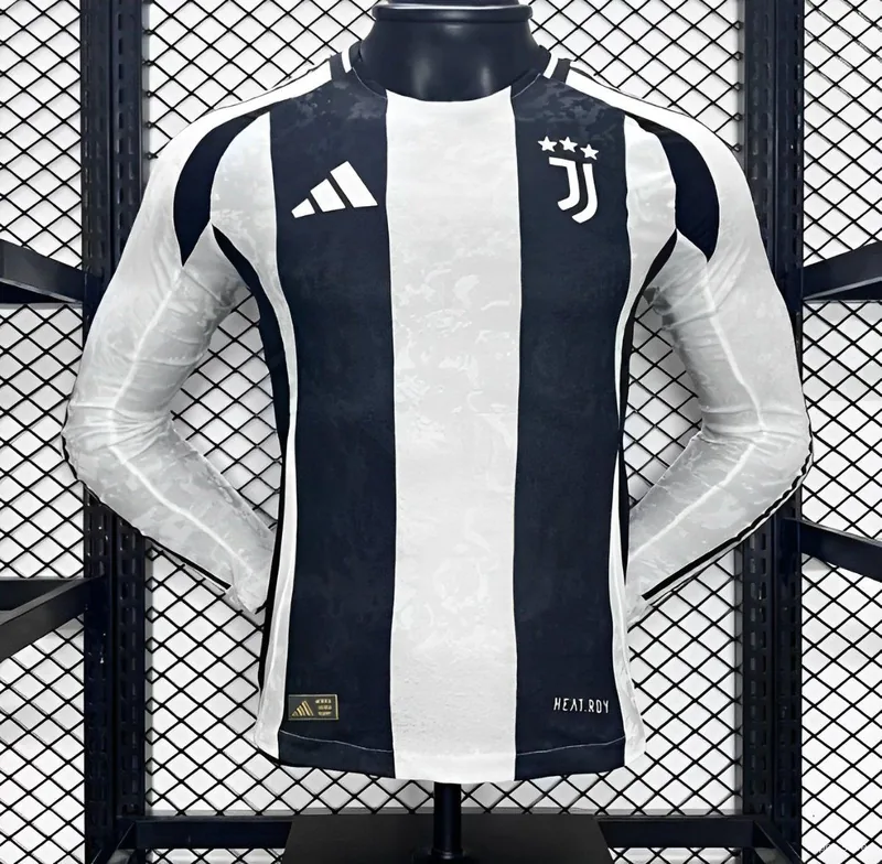 Camiseta Juventus 2024/25 LOCAL MANGA LARGA VERSION JUGADOR